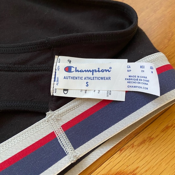 Champion Authentic Black Logo Bra Size S - Picture 7 of 7